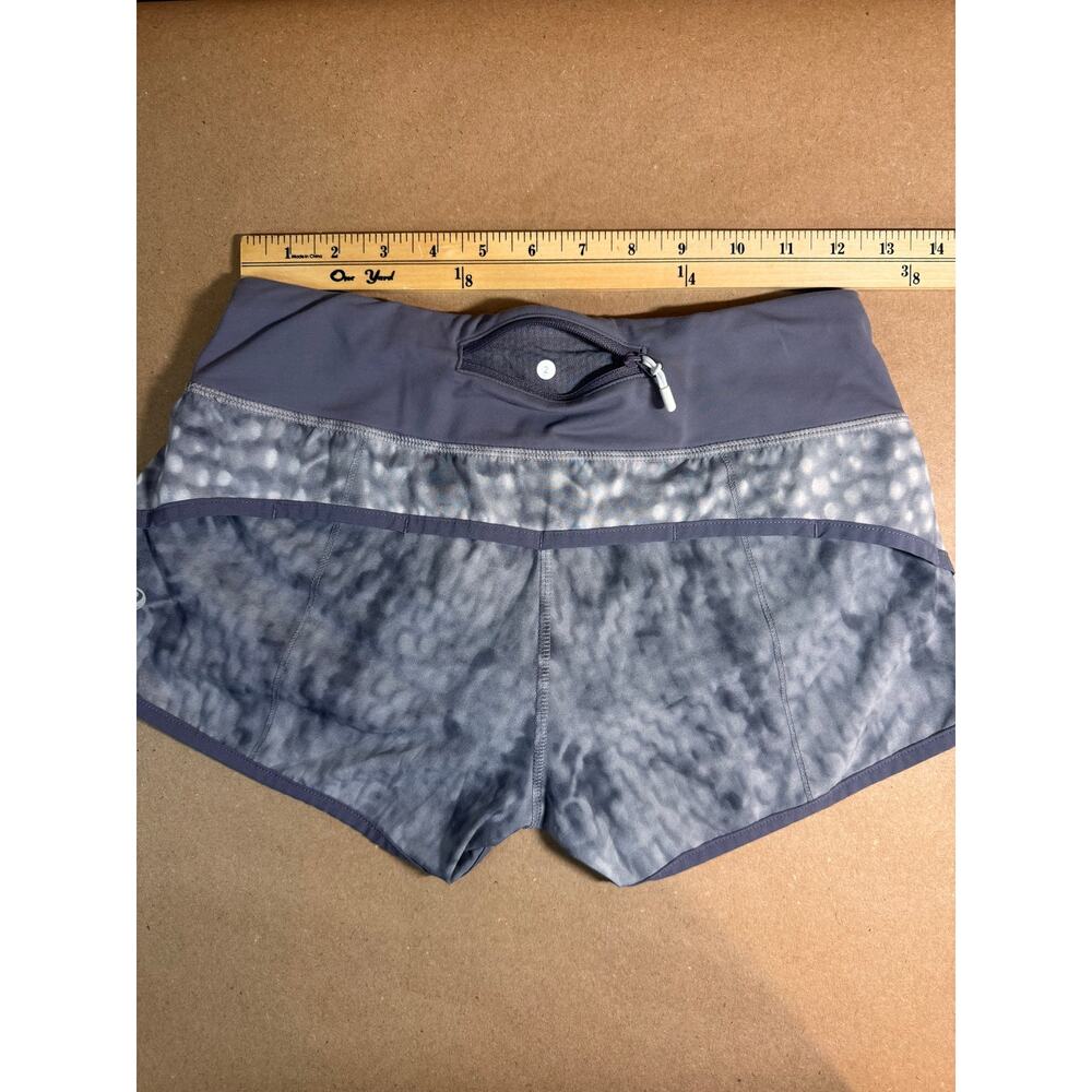 Lululemon Run Speed Shorts 2.5” Size 2 Snowy Owl Magnum Gray - Picture 7 of 12